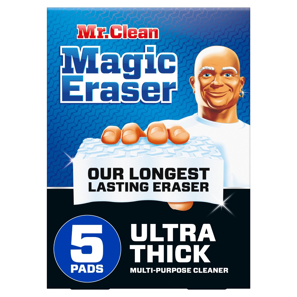 Photos - Garden & Outdoor Decoration Mr. Clean Magic Eraser Ultra Thick Multi-Purpose Cleaner - 5ct 