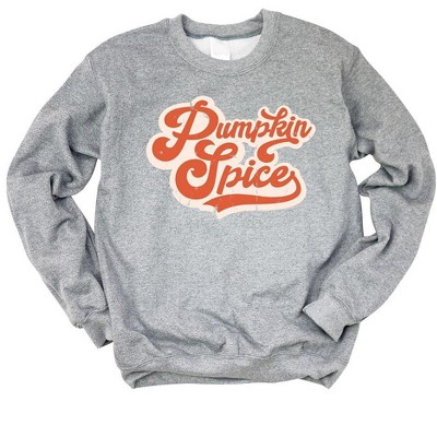 Simply Sage Market Women's Graphic Sweatshirt Retro Pumpkin Spice Words