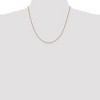 Black Bow Jewelry 1mm 14K Yellow Gold Solid Box Chain Necklace - 2 of 4