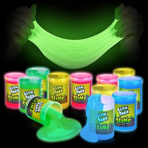 Playbees Glow in The Dark Slime - 12pk - 1 of 4