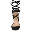 Allegra K Women's Open Toe Lace Up Clear Strap Platform Chunky Heels Sandals - 3 of 4