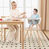 Infans 3 in 1 Convertible Wooden High Chair Baby Toddler w/ Cushion Beige - 2 of 4