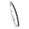 Pompeii3 1/6ct Treated Black Diamond Stackable Wedding Ring 10k White Gold - 4 of 4