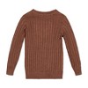 Hope & Henry Boys' Organic Long Sleeve Fine Gauge Cable V-Neck Sweater, Infant - image 3 of 4