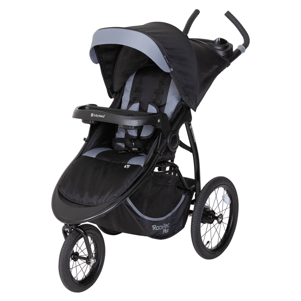 Photos - Pushchair Baby Trend Expedition Race Tec Plus Jogger Stroller - Ultra Gray 