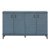 Okak 4-Door Buffet Cabinet with Arc Handles, Wood Storage Sideboard Adjustable Shelves for Dining & Living Room - 2 of 4