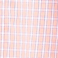 crisp peach/cobalt plaid