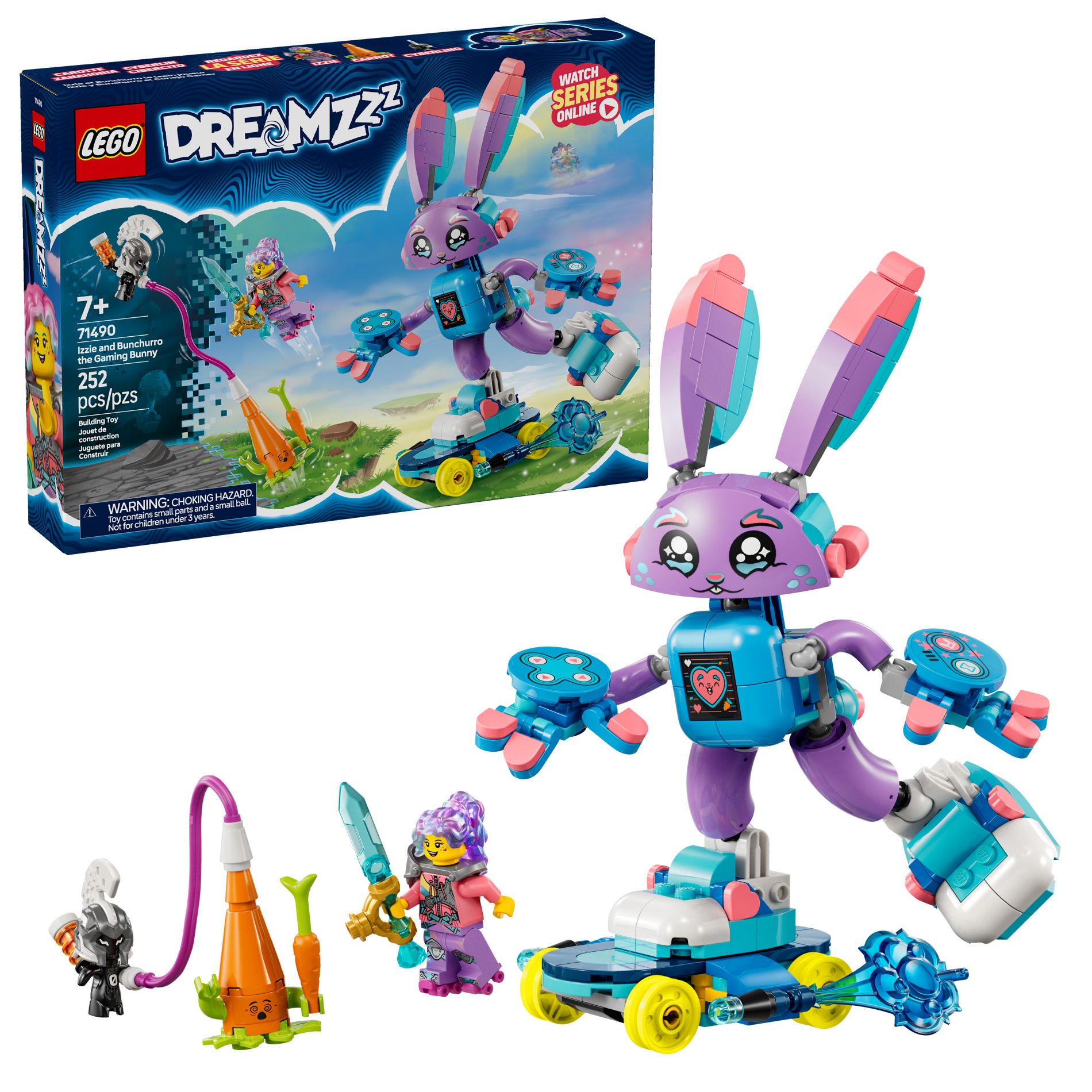 LEGO DREAMZzz Izzie and Bunchurro the Gaming Bunny Building Set 71490