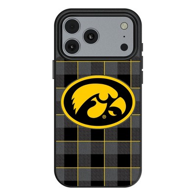 NCAA Big Ten Universities Plaid MagSafe Compatible Cell Phone Case for Apple iPhone 17 Series