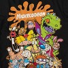 Mens Nickelodeon 90's Classic Shirt - Rugrats, Reptar, Ren & Stimpy, and Hey Arnold Vintage T-shirt (Black Nick, X-Large) - 2 of 4