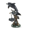 SPI Home Metal Dolphin and Undersea Friends Figurine – 12" Ocean-Themed Marine Sculpture, Coastal Decor Accent - 3 of 4