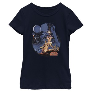 Girls Star Wars Stellar Scene T Shirt - 1 of 4