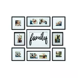 Family Decor Frame 9pc Kit - Gallery Solutions