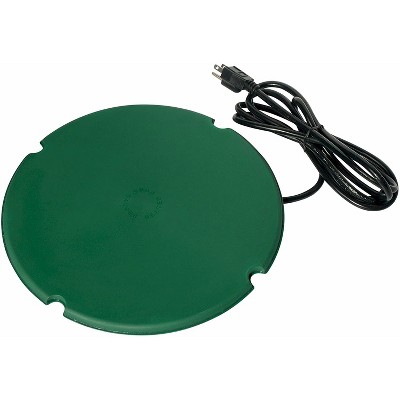 Green Cast Aluminum Floating Pond De-Icer with Thermostat, 2-Pack