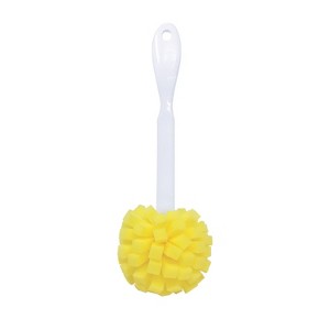 Lola Products The Original Flower Shaped Kitchen Foam Sponge Bottle Brush, No Slip Grip Handle, Dishwasher Safe, 1 Pack - 1 of 4