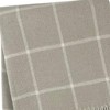 HomeRoots 50" X 67" Sand And White Cotton Blend Woven Plaid Throw Blanket with Fringe - 4 of 4
