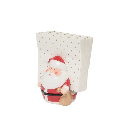 C&F Home Santa Clause Single Napkin Holder