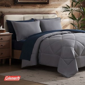 Coleman® 7 Piece Reversible Comforter & Sheet Set, All Season Bedding Set - 1 of 4