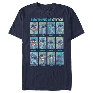 Men's Lilo & Stitch Emotions Of Experiment 626 T-Shirt - 1 of 4