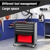 VYNXARIA 4-Drawer Rolling Tool Chest, Cabinet with 4 Wheels Tool Chest with Drawers, Suitable for Garages, Warehouses, Workshops, Repair Shops, Black - 4 of 4