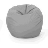 CAVINAS Polyester Round Bean Bag Chair for Adults,Lazy Sofa Chair with High-Density Foam,Modern Lounge Chair for Living Room - 2 of 4