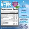 Vitamin B Complex Vitamin B Supplement - B-Complex Vitamins with B12, B6, B9 - 60 Capsules By Nature's Nutrition - 2 of 4