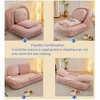 Angel Sar Adjustable Human Dog Bed for Adults, 5 Position Foldable Human Size Dog Bed, Extra Large Cloud Beds for Living Room & Bedroom, Pink - 4 of 4