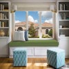 Aoodor 46x18 Inch Outdoor Bench Cushion, Olefin Fabric Patio Furniture Cushions with Removable Cover and Adjustable Straps for Swing Sofa Settee - 3 of 4