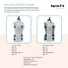 Dritz Medium Dress Form Twin-Fit: Adjustable Mannequin for Sewing, Gray, Adult Assembly Required - 3 of 4