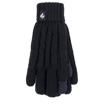 Heat Holders® Women's Touch Screen Gloves | Insulated Cold Gear Gloves | Advanced Thermal Yarn | Warm, Soft + Comfortable | Plush Lining | Winter Accessories | Men + Women’s Gift