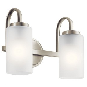 Kichler Lighting Kennewick 2 - Light Vanity in  Brushed Nickel - 1 of 4