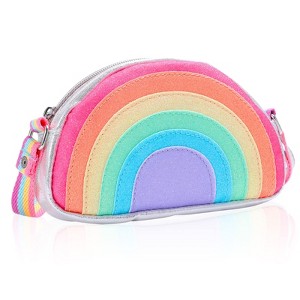 Generic Toddler Purse for Girls Mini Purse Kids Shoulder Bag Crossbody Wallet 3-6Year Fashion Rainbow - 1 of 4
