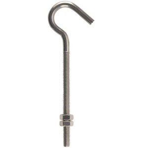 Hampton Medium Stainless Steel 6 in. L Clothesline Hook 160 lb 1 pk (Case of 5) - 1 of 1