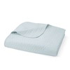 Quilted Coverlet and Shams Set Damask Square Herringbone Pattern - Becky Cameron - 3 of 4