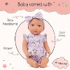 LullaBaby 14" Baby Doll with Floral Outfit & Pacifier - Blue Eyes - 4 of 4