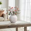 LuxenHome 10.7" Mottled Gray Cement Globe Vase, Round Decorative Accent for Home Decor Multicolored - 2 of 4