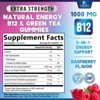 Energy Gummies Vitamin B12 1000mcg - Green Tea Natural Caffeine Support Chews - 60 Gummies By Nature's Nutrition - 2 of 4