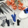 Elerevyo Women's Satin Ribbon Double Layered Flat Snow Yarn Shoe Laces 1 Pair - 4 of 4