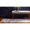 Unique Loom    Hygge Shag Trellis Area Rug - 3 of 4