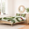 Sabine Reinhart Christmas Wreaths Duvet Cover + Pillow Sham(s) - Deny Designs - 2 of 4