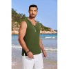COOFANDY Men's V Neck Summer Beach Tank Top Sleeveless Casual Tank Shirts Hippie Tops - 3 of 4