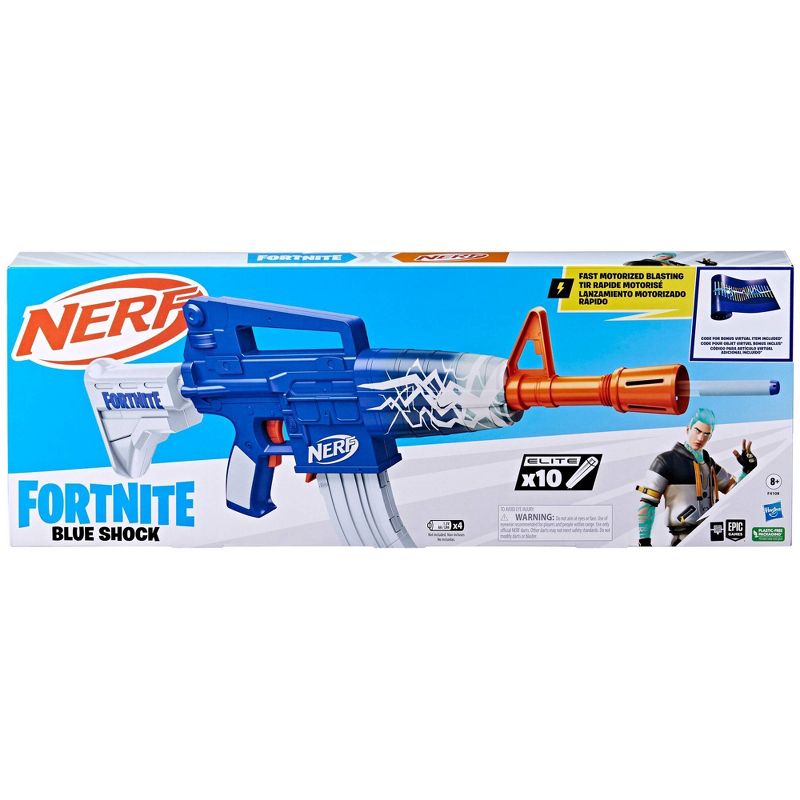 NERF Fortnite Blue Shock Dart Blaster, 3 of 7