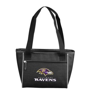 NFL Baltimore Ravens Crosshatch 16 Can Cooler Tote - 21.3qt - 1 of 3