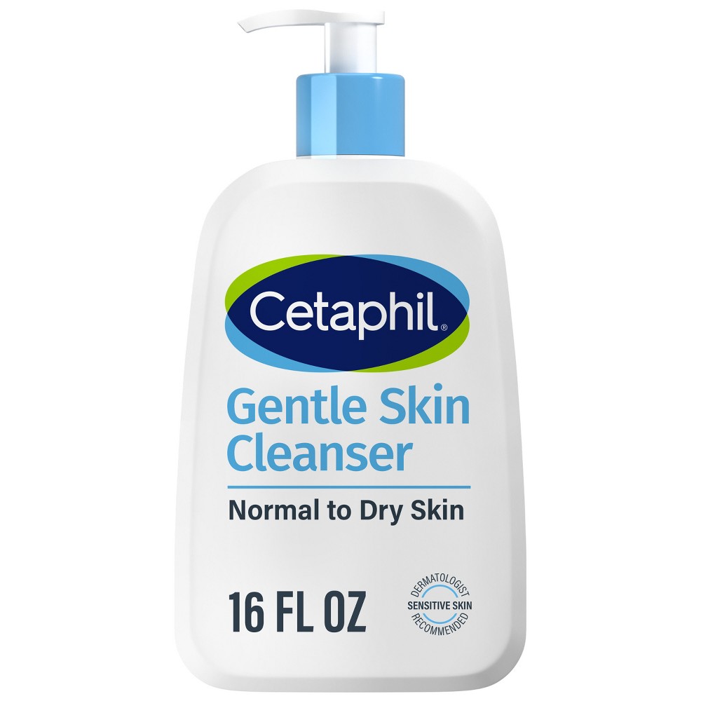 Photos - Facial / Body Cleansing Product Cetaphil Gentle Face Skin Cleanser - 16 fl oz 