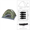 Naysaye Camping Tents 3-4 Person Portable Dome Tent with Glass Fiber Poles and Waterproof Design for Camping, Green - 3 of 4