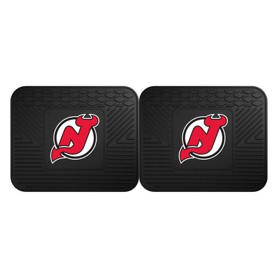 NHL New Jersey Devils Vinyl Utility Mat Set - 2pc