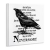 Stupell Industries Creepy Halloween Black Crow Raven, 12" x 12" - 3 of 4