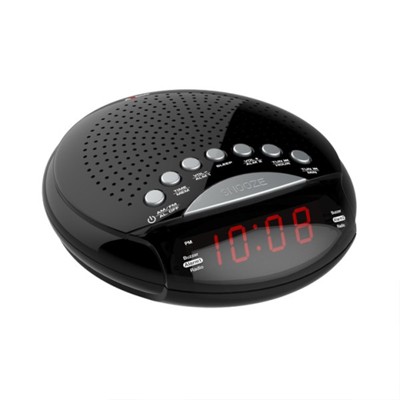 Axess Dual AM/FM Alarm Clock Radio