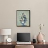 Art Remedy Paul Cezanne - Flowers in a Rococo Vase Vintage Classic Roses Wall Art Framed - 2 of 4