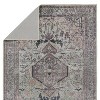3'x8' Vibe by Abbott Medallion Runner Rug Green/Dark Brown - Jaipur Living: Vintage Floral, Indoor, Flat Pile - 3 of 4